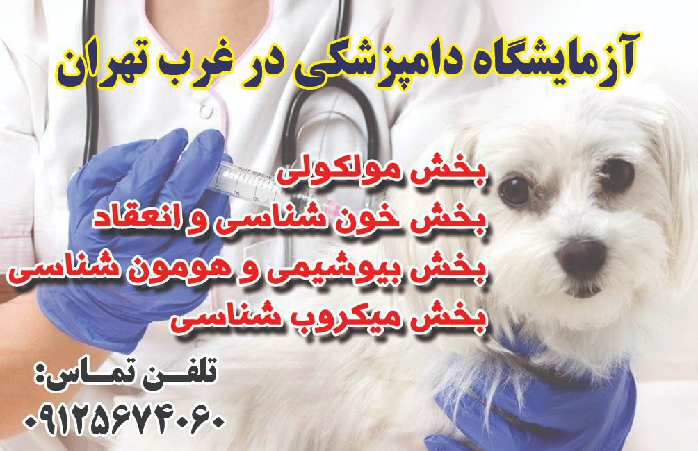 آزمایشگاه دامپزشکی لابرا در غرب تهران