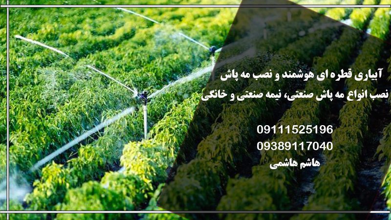 اجرای آبیاری قطره ای هوشمند در مازندران