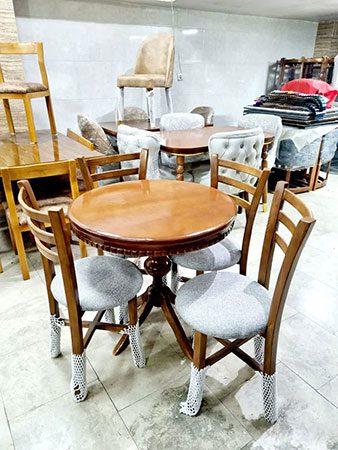 تولیدی میز و صندلی ناهارخوری در کرج | گالری چوب توسکا