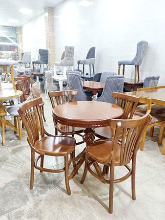 تولیدی میز و صندلی ناهارخوری در کرج | گالری چوب توسکا